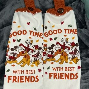 Mickey and Friends Fall Hanging Towel Set